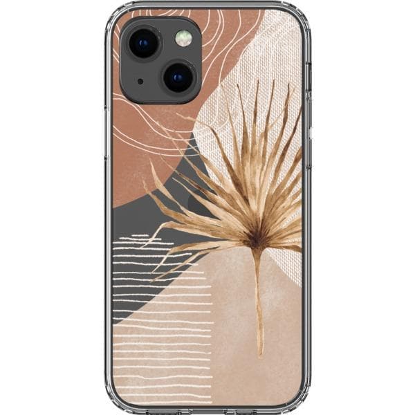 Modern Nude Abstract Designs Clear Phone Cases