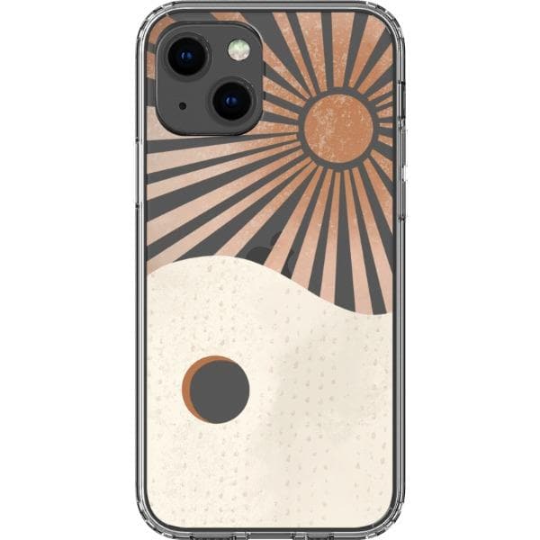 Modern Nude Abstract Designs Clear Phone Cases