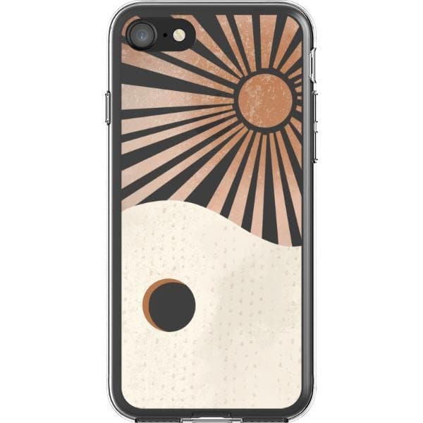 Modern Nude Abstract Designs Clear Phone Cases