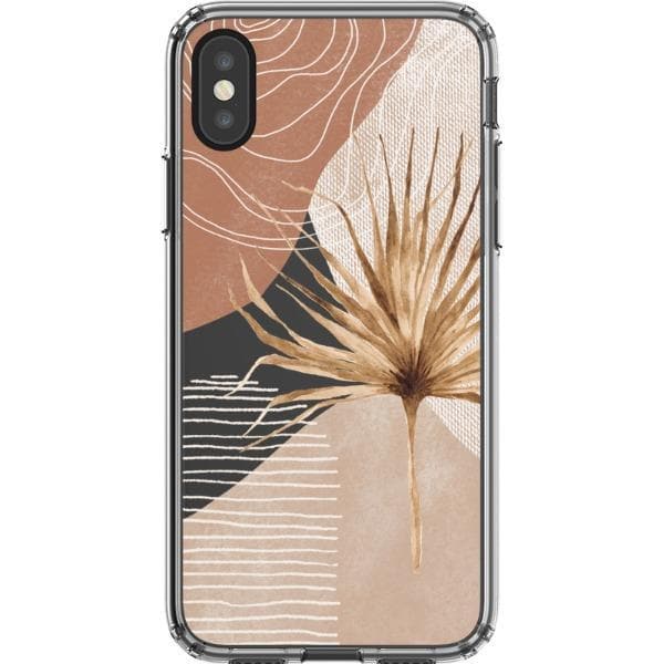 Modern Nude Abstract Designs Clear Phone Cases