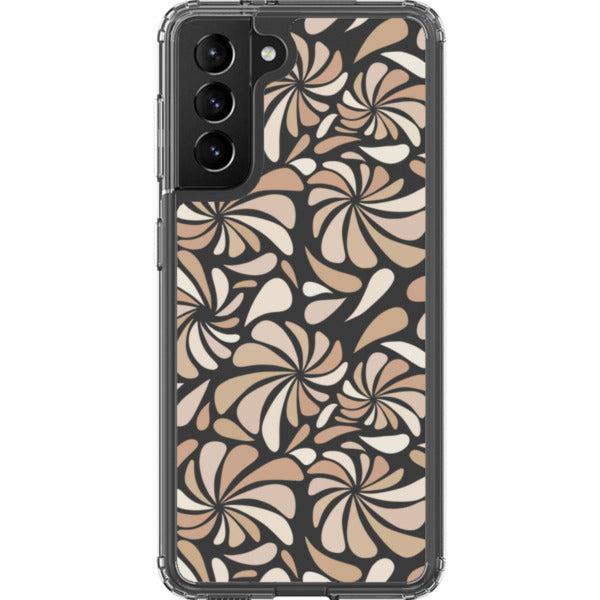 Nude Abstract Splashes Clear Phone Case
