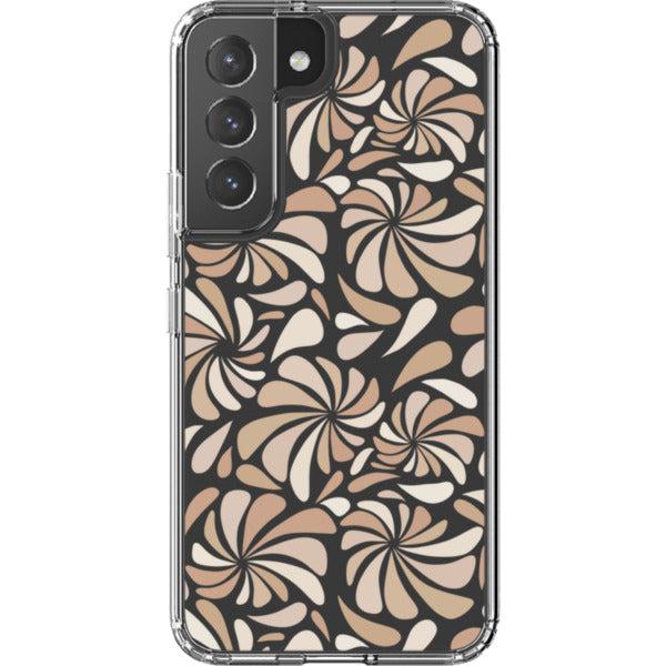 Nude Abstract Splashes Clear Phone Case