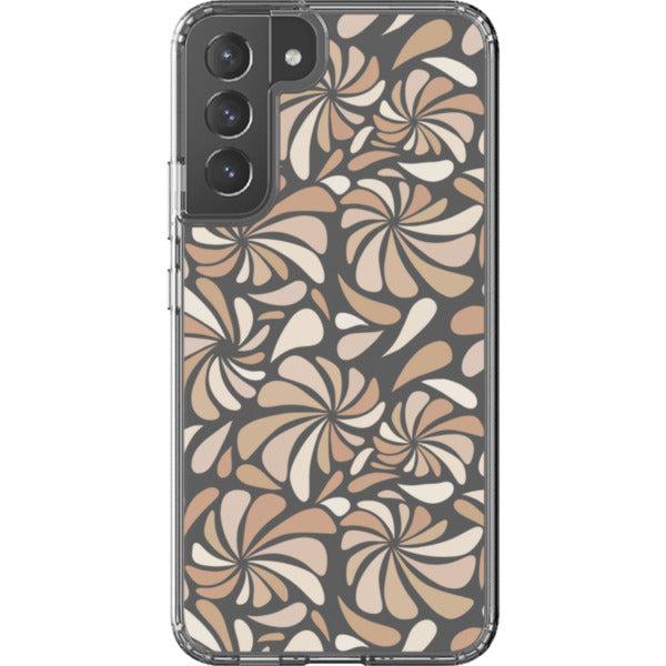 Nude Abstract Splashes Clear Phone Case