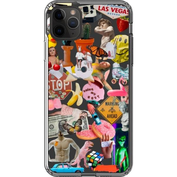 The Weirdest Collage Clear Phone Case