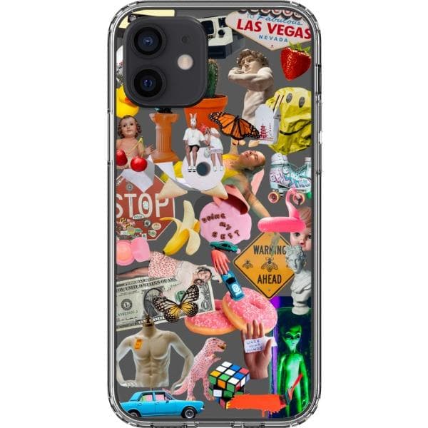 The Weirdest Collage Clear Phone Case