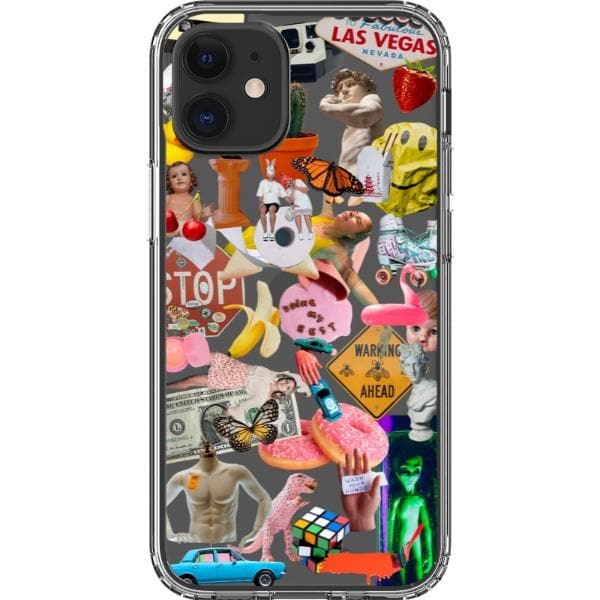 The Weirdest Collage Clear Phone Case