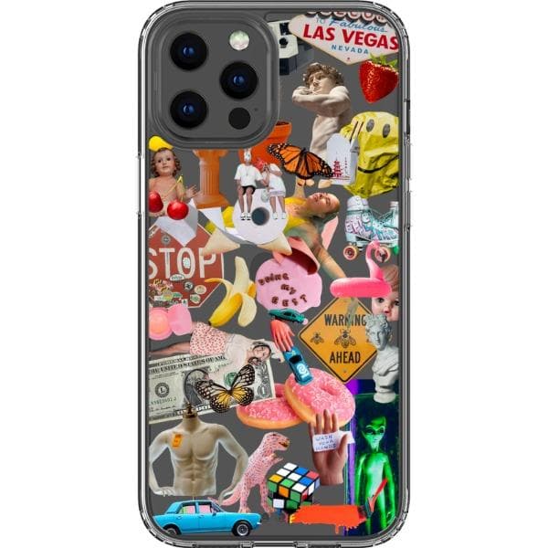 The Weirdest Collage Clear Phone Case