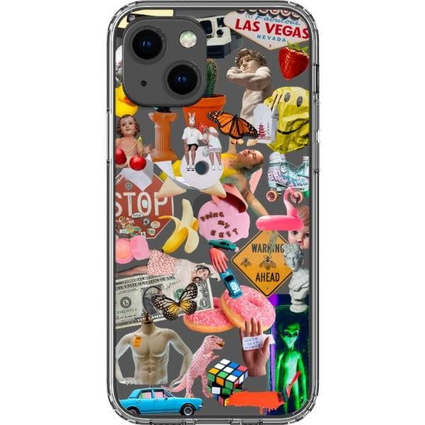 The Weirdest Collage Clear Phone Case