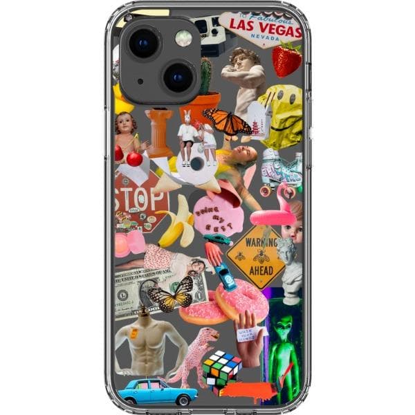 The Weirdest Collage Clear Phone Case