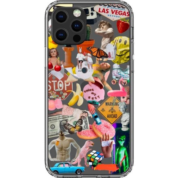 The Weirdest Collage Clear Phone Case