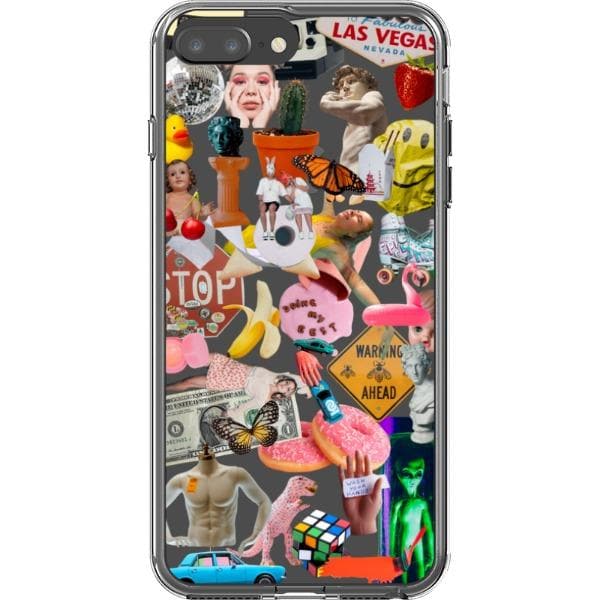 The Weirdest Collage Clear Phone Case