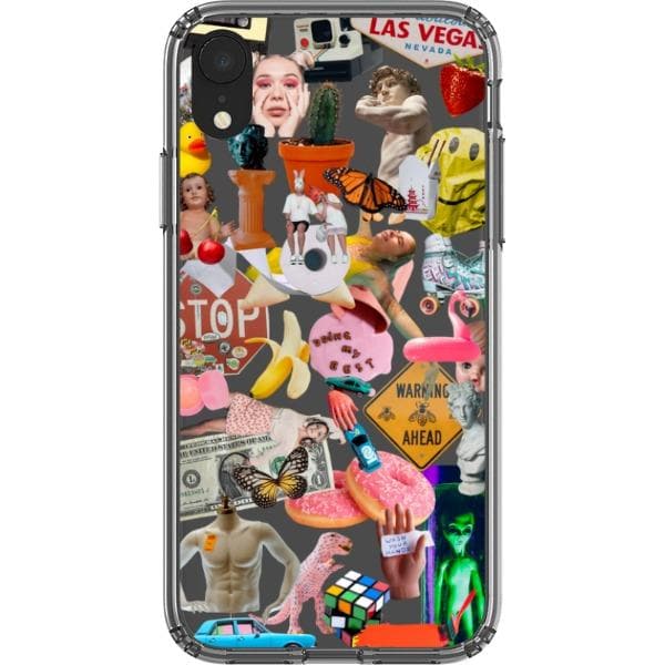 The Weirdest Collage Clear Phone Case