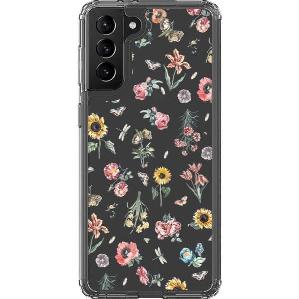 Vintage Botanical Clear Phone Case