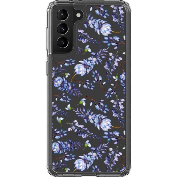 Watercolor Lavender Clear Phone Case