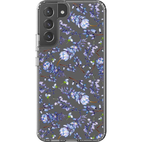 Watercolor Lavender Clear Phone Case