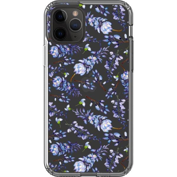 Watercolor Lavender Clear Phone Case