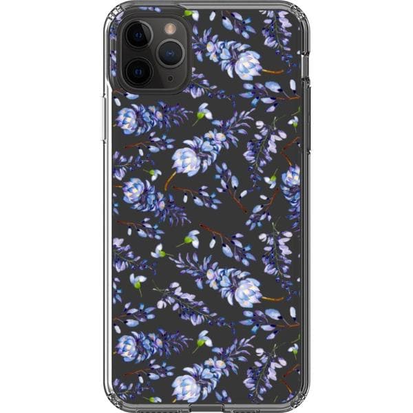 Watercolor Lavender Clear Phone Case