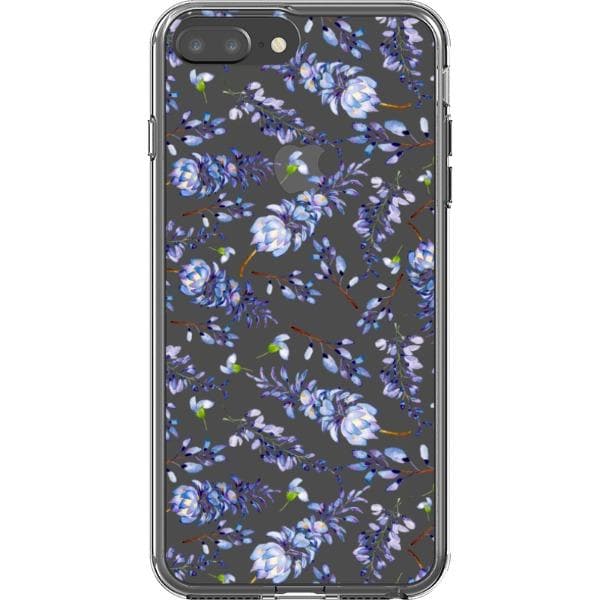 Watercolor Lavender Clear Phone Case