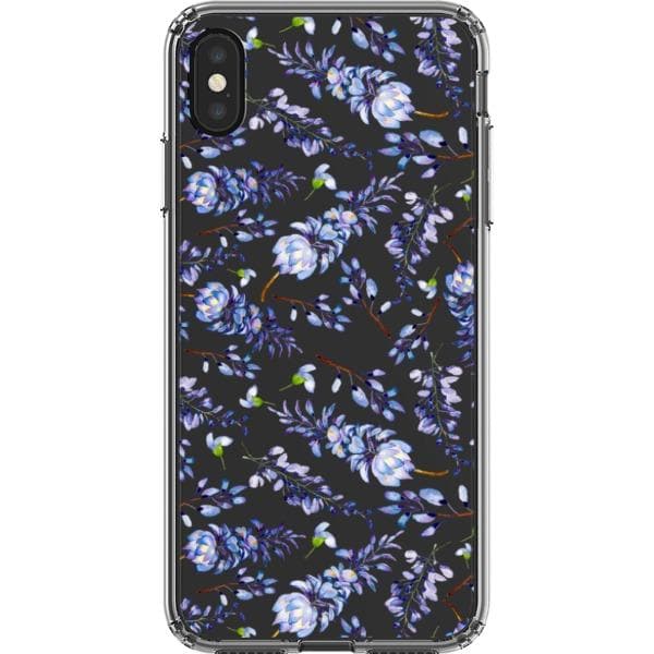 Watercolor Lavender Clear Phone Case