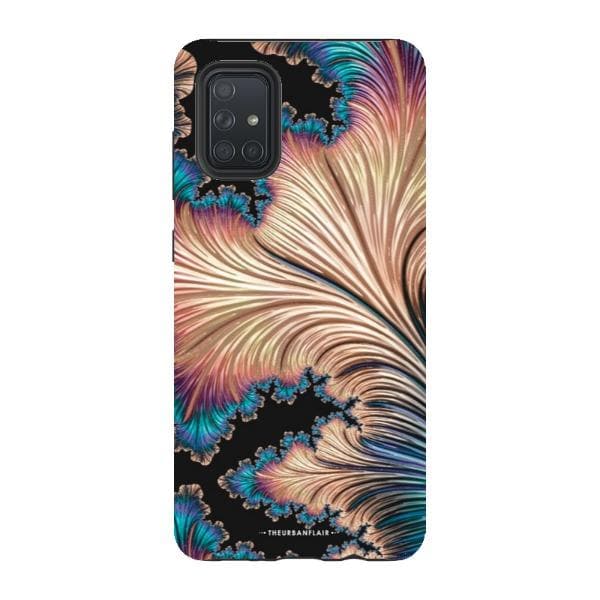 Black Fractal Tough Phone Case