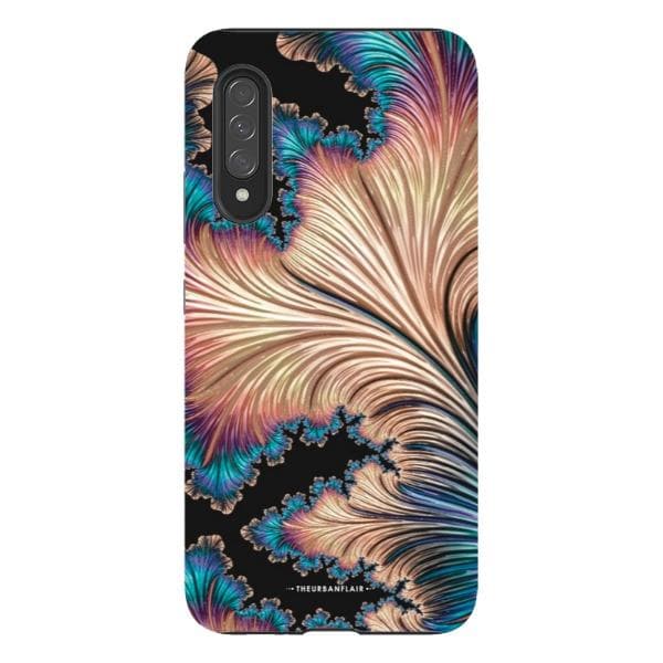 Black Fractal Tough Phone Case