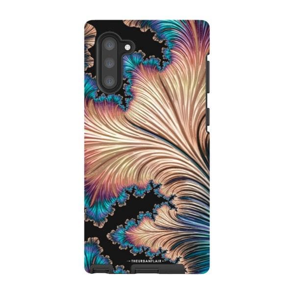 Black Fractal Tough Phone Case