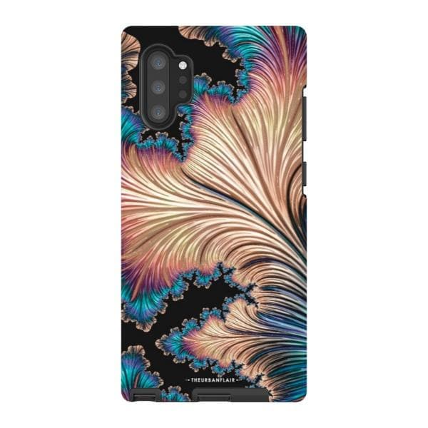 Black Fractal Tough Phone Case