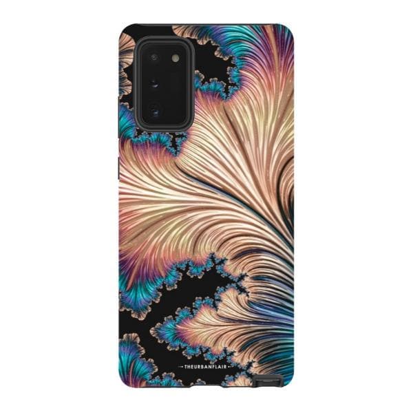 Black Fractal Tough Phone Case