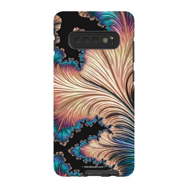 Black Fractal Tough Phone Case