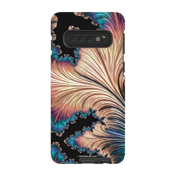 Black Fractal Tough Phone Case