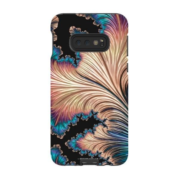 Black Fractal Tough Phone Case