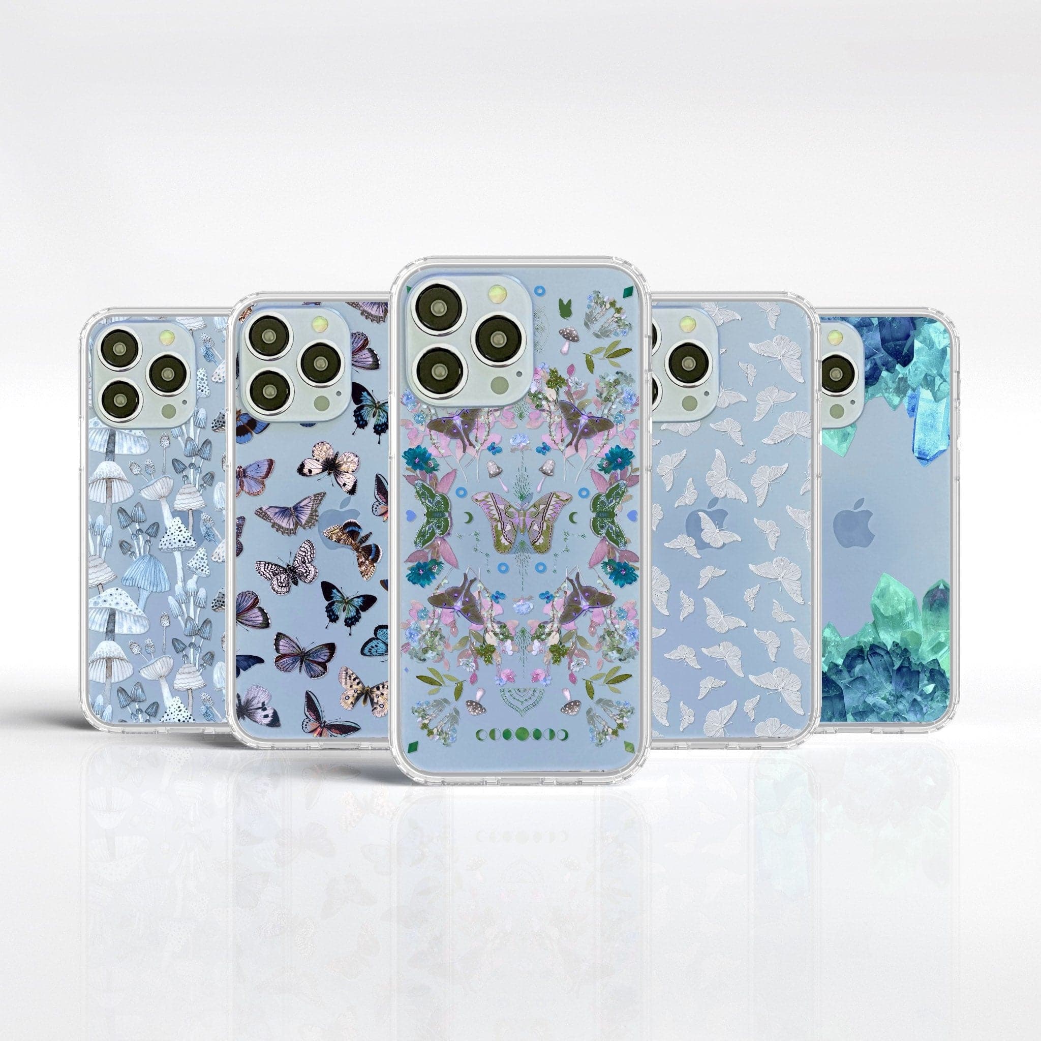 Butterfly Nature Phone Cases For Your Sierra Blue iPhone 13 Pro & 13 Pro Max
