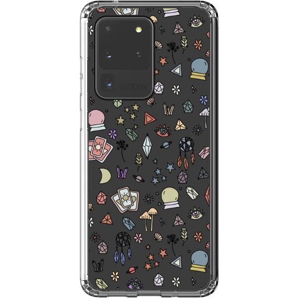 Colorful Mystic Doodles Clear Phone Case