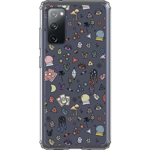 Colorful Mystic Doodles Clear Phone Case