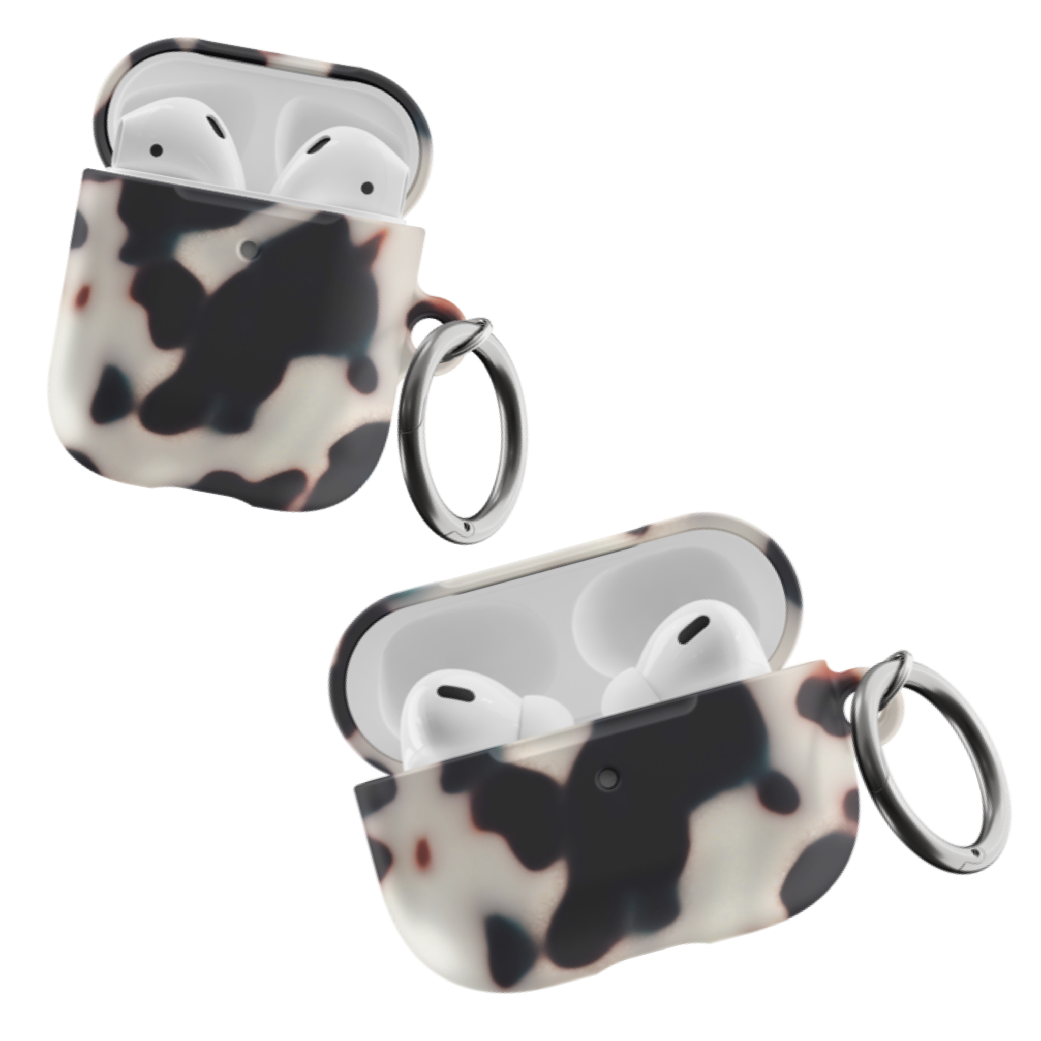 Creamy Tortoise Shell Airpods Case