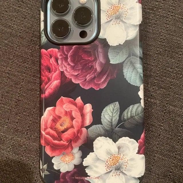 Dark Botanical Tough Phone Case