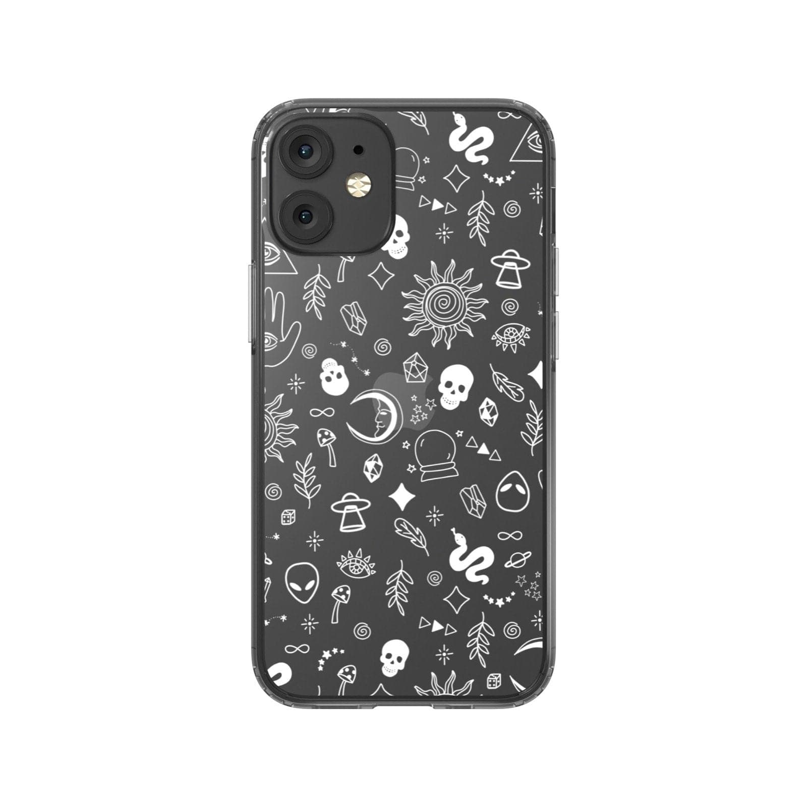 Esoteric Mystic Doodles Clear Phone Case