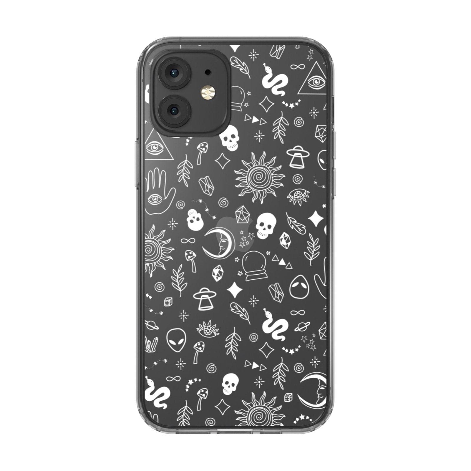 Esoteric Mystic Doodles Clear Phone Case