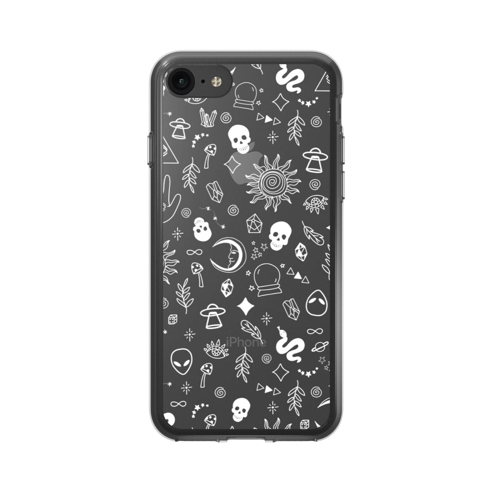 Esoteric Mystic Doodles Clear Phone Case