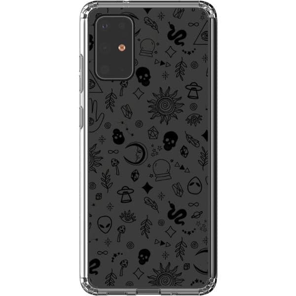 Esoteric Mystic Doodles Clear Phone Case