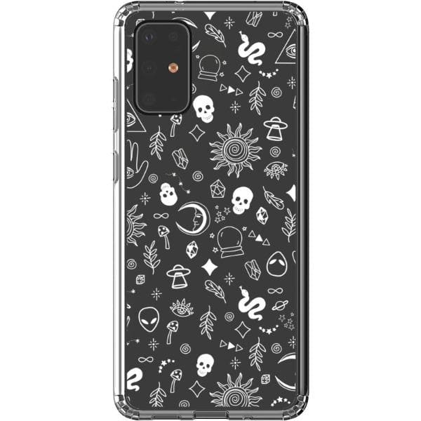 Esoteric Mystic Doodles Clear Phone Case