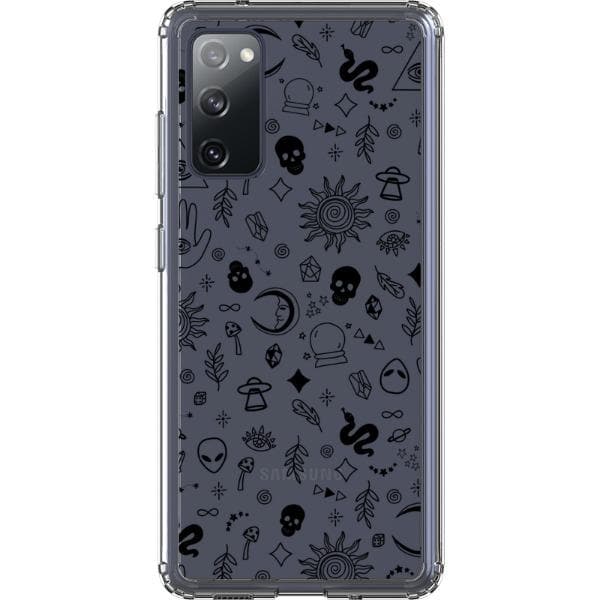 Esoteric Mystic Doodles Clear Phone Case