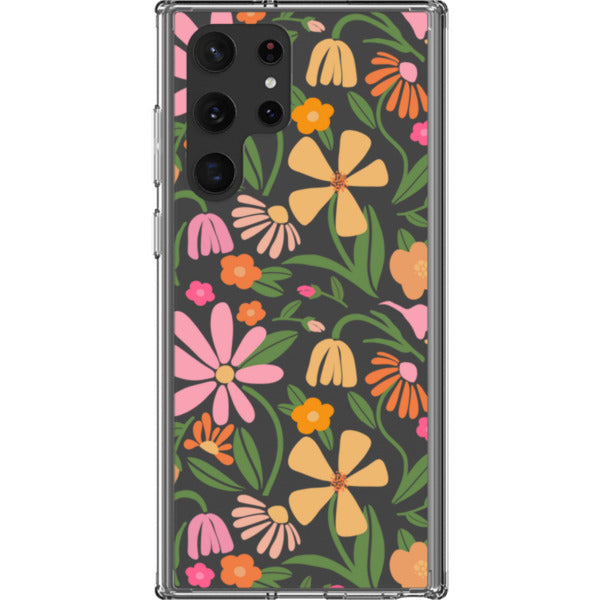 Flower Market Aesthetic Clear Phone Case