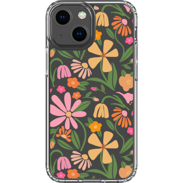 Flower Market Aesthetic Clear Phone Case