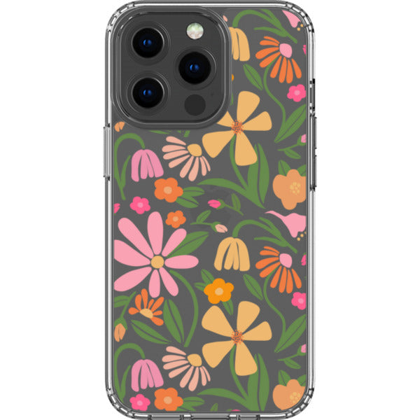 Flower Market Aesthetic Clear Phone Case