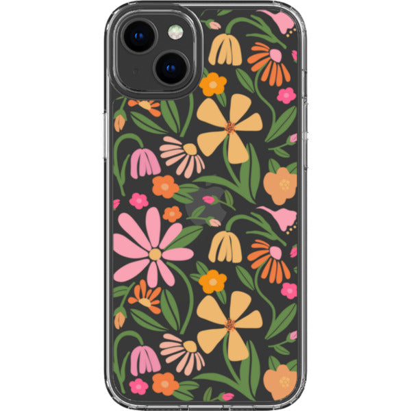 Flower Market Aesthetic Clear Phone Case