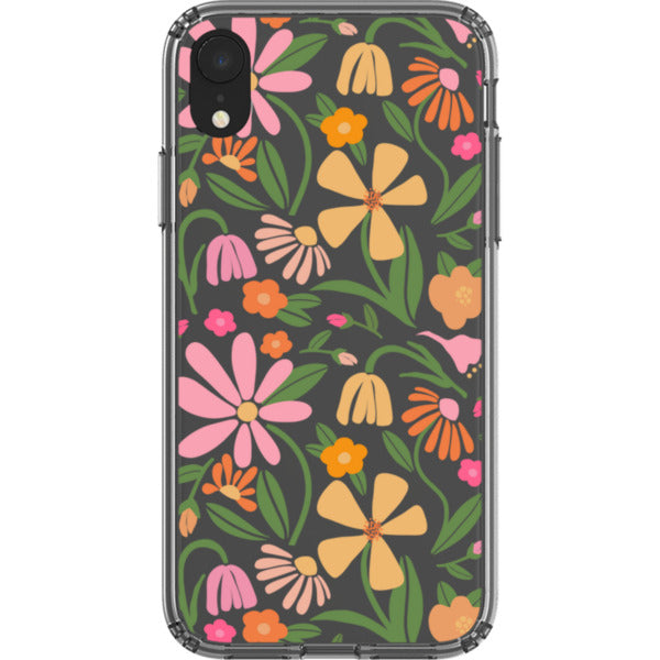 Flower Market Aesthetic Clear Phone Case