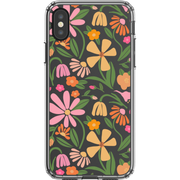 Flower Market Aesthetic Clear Phone Case