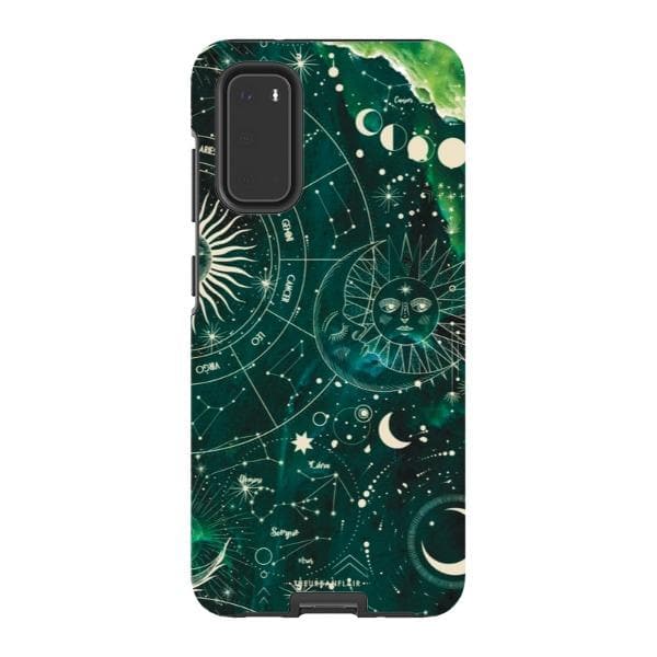 Green Marble Zodiac Tough Phone Case