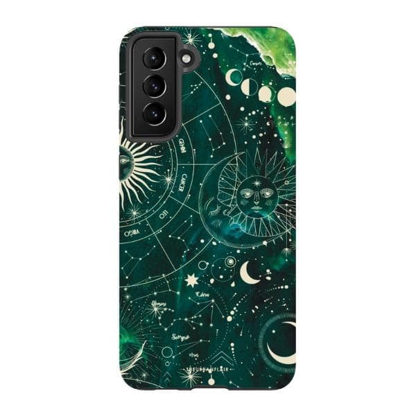 Green Marble Zodiac Tough Phone Case